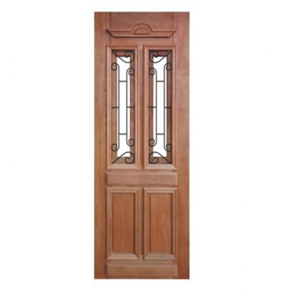 PORTA MACIÇA DUQUESA COM GRADE CEDRO ARANA