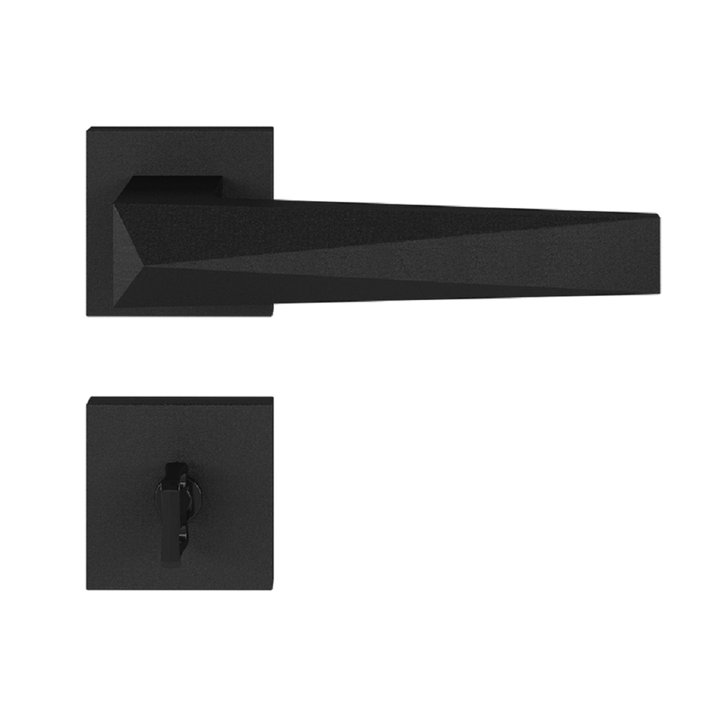 FECHADURA PADO ASCOT WC PRETA