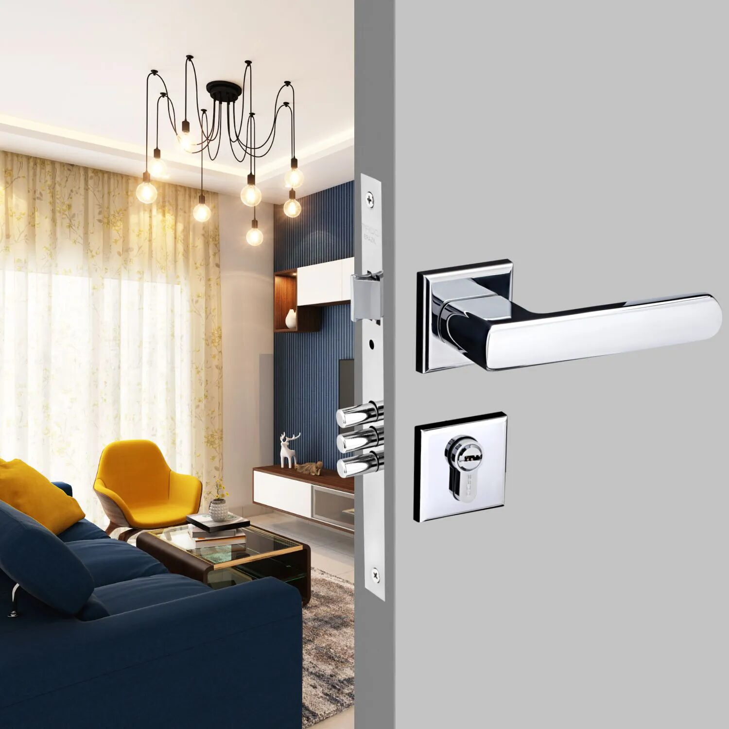 FECHADURA PADO OPERA 3 PINOS MULTIPONTO AMBIENTE